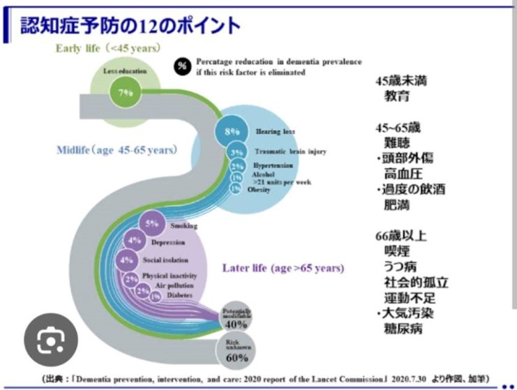 認知症予防12のポイント